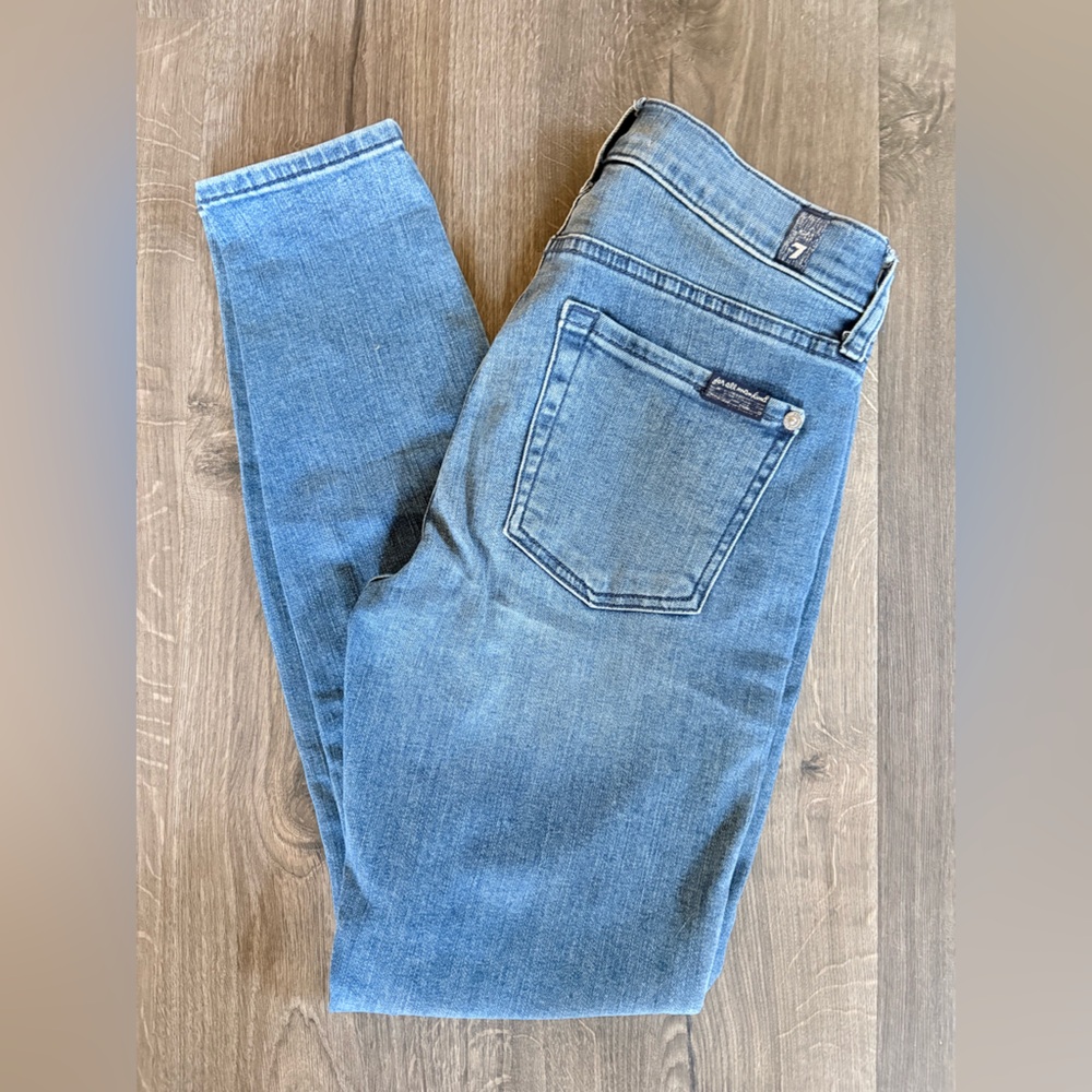 7 for all mankind b(air) ankle skinny jeans